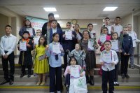 Награждение победителей Городского творческого конкурса для особенных детей "Салют талантов"